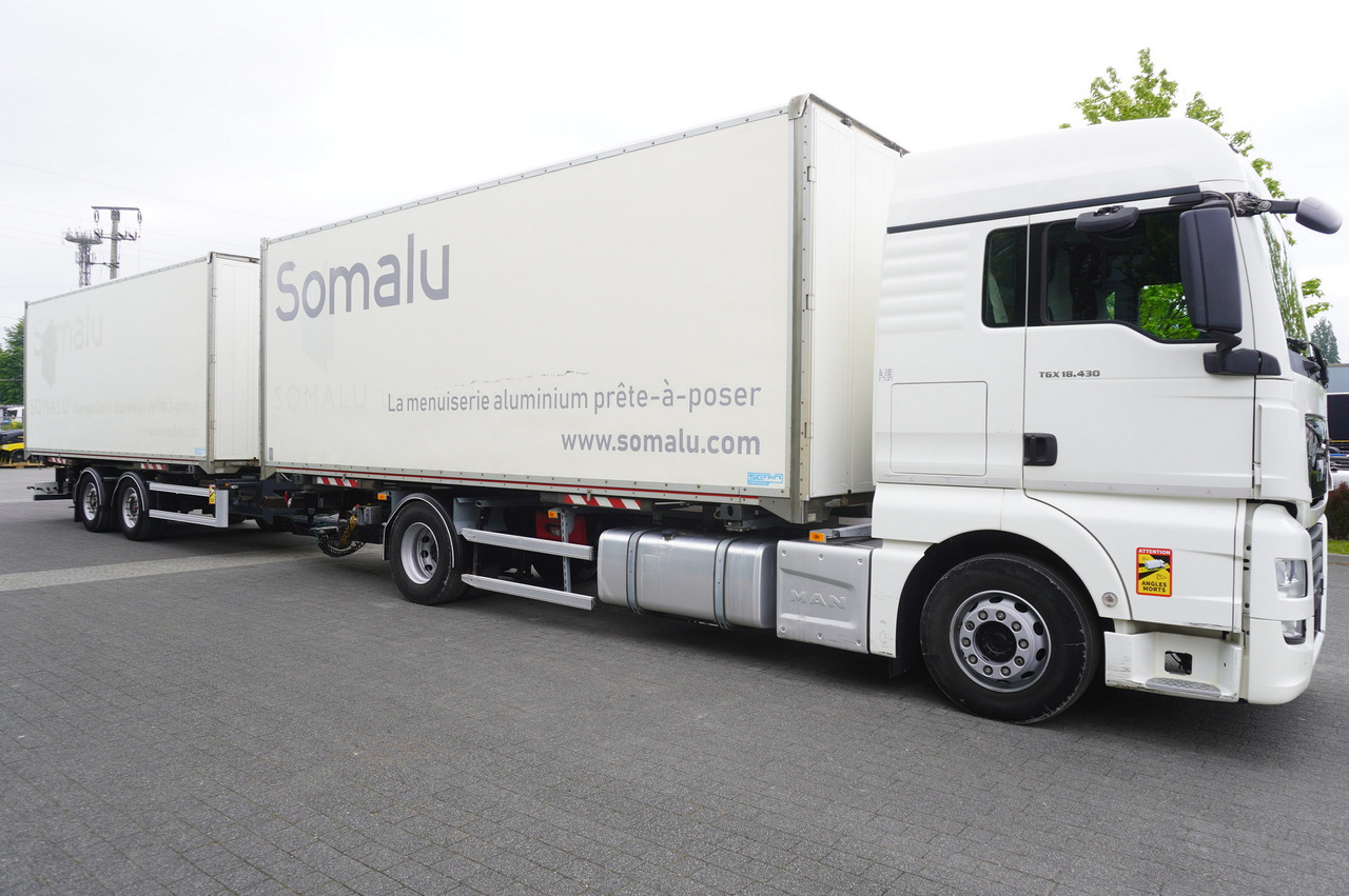 MAN TGX 18.430 / 18 EPAL box / Fruehauf 18 EPAL box trailer / 2021 - Koffer LKW: das Bild 4 MAN TGX 18.430 / 18 EPAL box / Fruehauf 18 EPAL box trailer / 2021 - Koffer LKW: das Bild 4