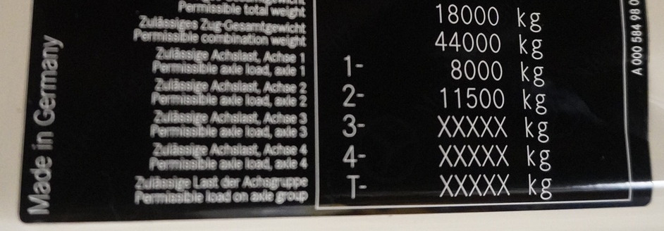 Kipper MERCEDES-BENZ Actros 1840 / New 3-side tipper 10 EPAL / Diff. lock / Load cap 10 t [ Copy ]: das Bild 30