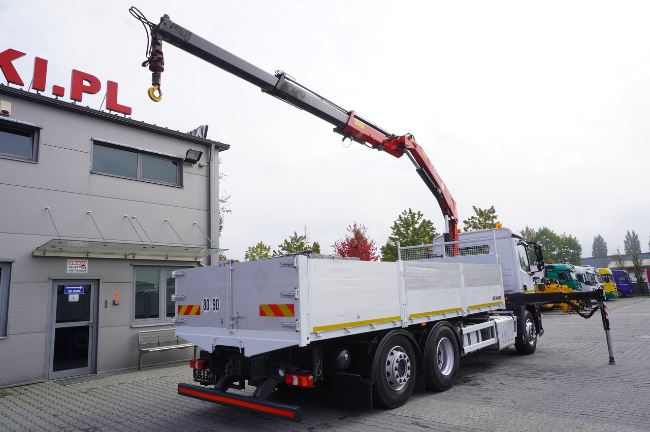 MERCEDES-BENZ Antos 2540 / Flatbed 15 EPAL / Fassi F165 / 6.1 t / 8 m reach / remote control / rotator / 1600 MTH / steered axle - Autokran: das Bild 3 MERCEDES-BENZ Antos 2540 / Flatbed 15 EPAL / Fassi F165 / 6.1 t / 8 m reach / remote control / rotator / 1600 MTH / steered axle - Autokran: das Bild 3