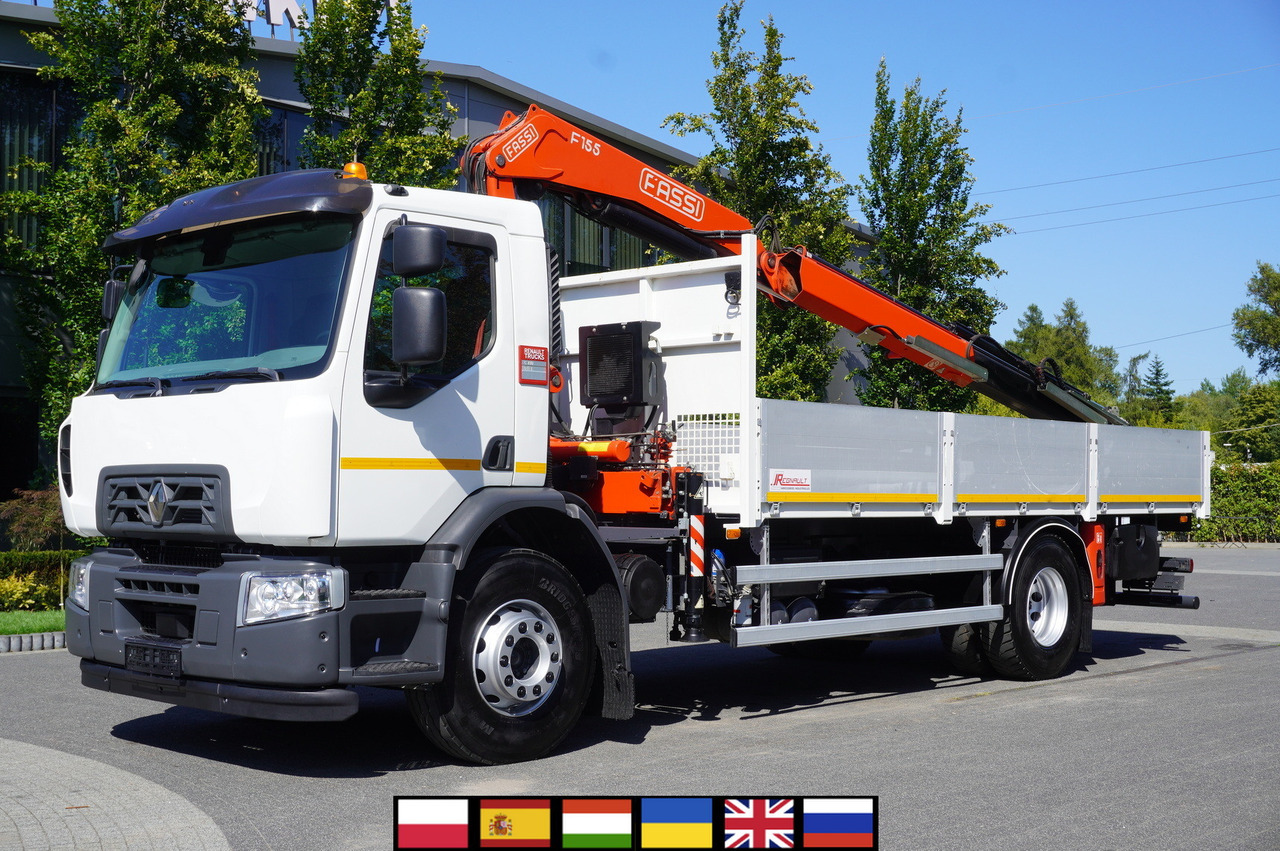 RENAULT C320 P 4x2 / FASSI crane 6.2 T / range 10 m / Flatbed 15 EPAL / 50 tho. km! - Pritsche LKW, Autokran: das Bild 1 RENAULT C320 P 4x2 / FASSI crane 6.2 T / range 10 m / Flatbed 15 EPAL / 50 tho. km! - Pritsche LKW, Autokran: das Bild 1