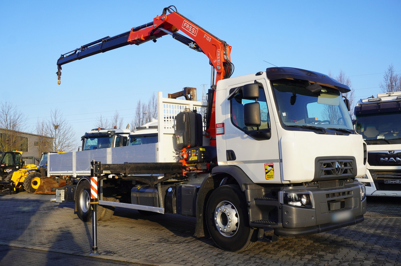 RENAULT C320 P 4x2 / FASSI crane 6 T / 140 MTH!!! / range 10 m / Flatbed 15 EPAL / 52 tho. km!!! - Autokran: das Bild 1 RENAULT C320 P 4x2 / FASSI crane 6 T / 140 MTH!!! / range 10 m / Flatbed 15 EPAL / 52 tho. km!!! - Autokran: das Bild 1
