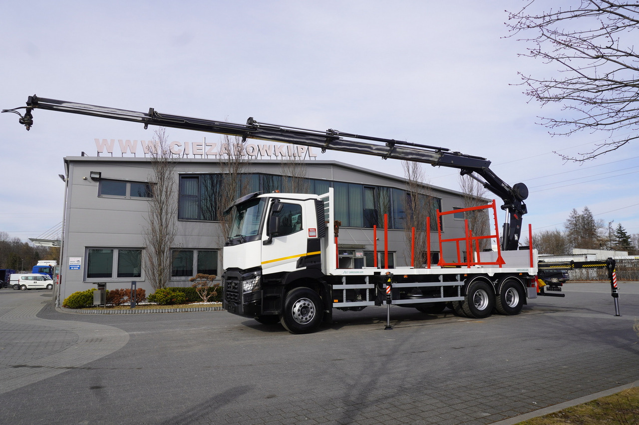 RENAULT C430 / HIAB 244 EP-5 HIDUO crane 8400 kg 15 m / Platform with stanchions - Autokran: das Bild 5 RENAULT C430 / HIAB 244 EP-5 HIDUO crane 8400 kg 15 m / Platform with stanchions - Autokran: das Bild 5