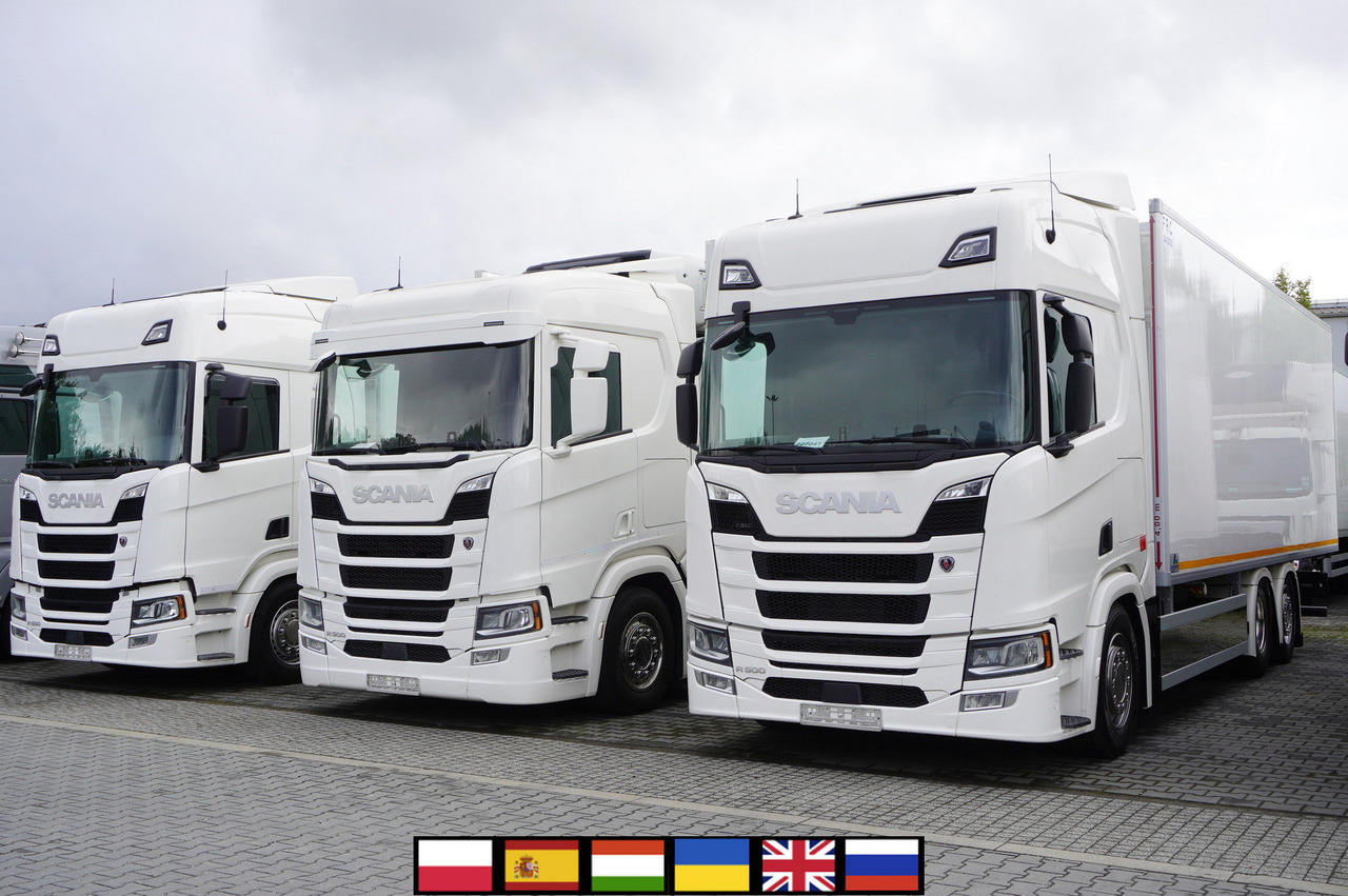 SCANIA R500 / Refrigerator Superstructure / steered axle / several units - Kühlkoffer LKW: das Bild 1 SCANIA R500 / Refrigerator Superstructure / steered axle / several units - Kühlkoffer LKW: das Bild 1