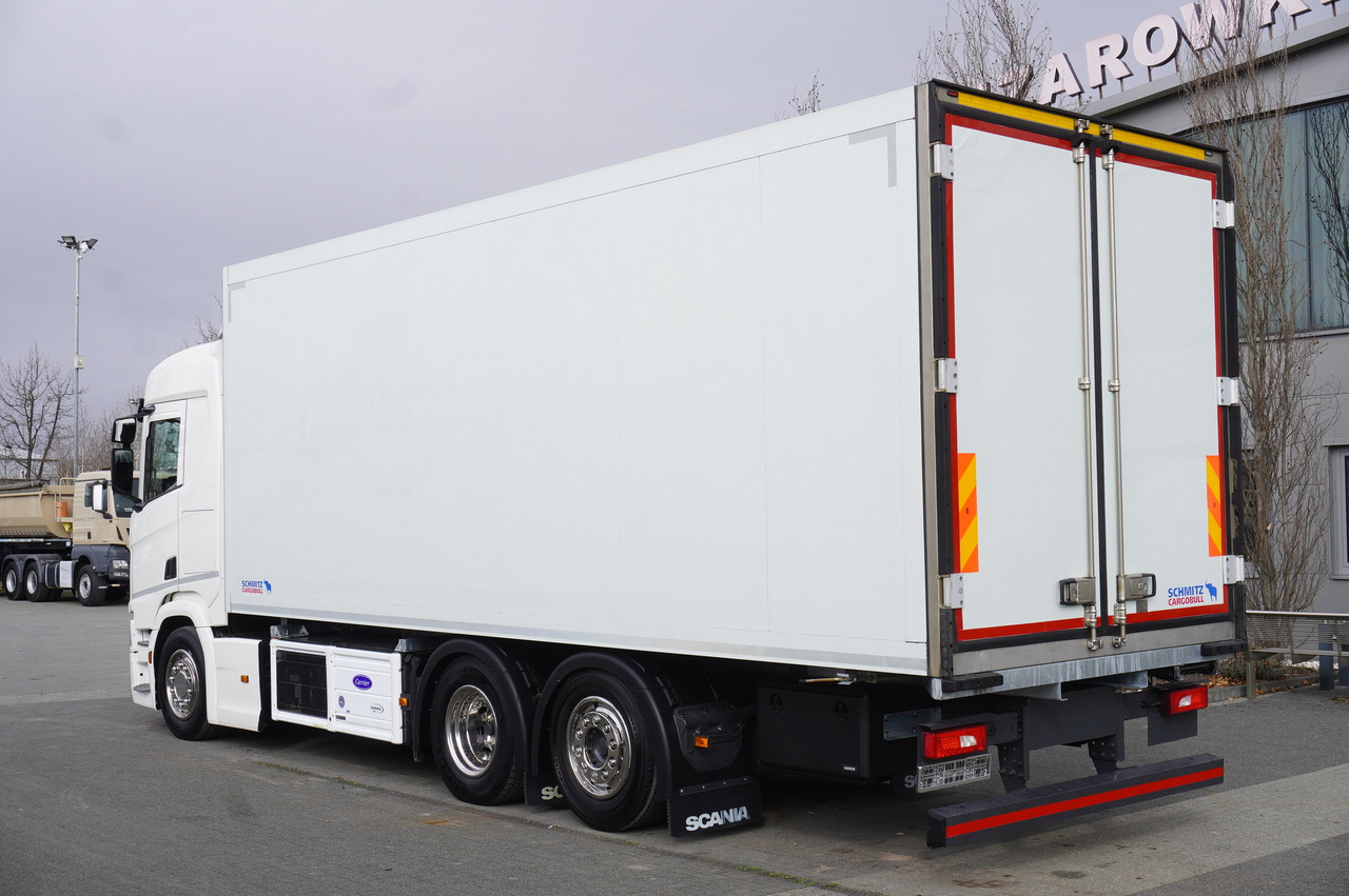 SCANIA R500 / Schmitz meat hook refrigerator / Carrier Supra 950U / 3rd steered axle - Kühlkoffer LKW: das Bild 3 SCANIA R500 / Schmitz meat hook refrigerator / Carrier Supra 950U / 3rd steered axle - Kühlkoffer LKW: das Bild 3