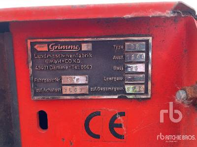 GRIMME DR 1500 - Kartoffelroder: das Bild 5 GRIMME DR 1500 - Kartoffelroder: das Bild 5