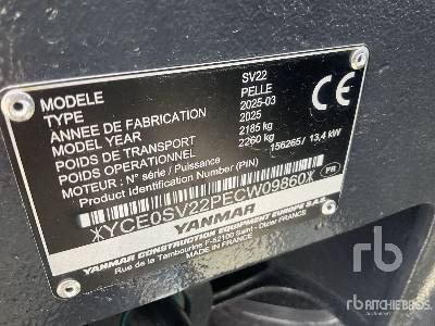 YANMAR SV22 (Unused) - Minibagger: das Bild 5 YANMAR SV22 (Unused) - Minibagger: das Bild 5