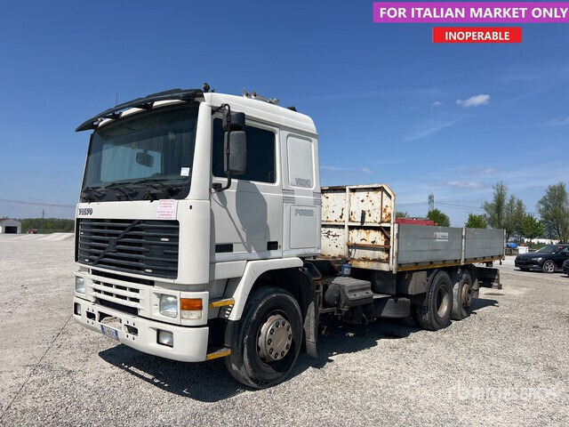 1992 Volvo F12 6x2 (Inoperable) Flatbed Truck - Pritsche LKW: das Bild 1 1992 Volvo F12 6x2 (Inoperable) Flatbed Truck - Pritsche LKW: das Bild 1