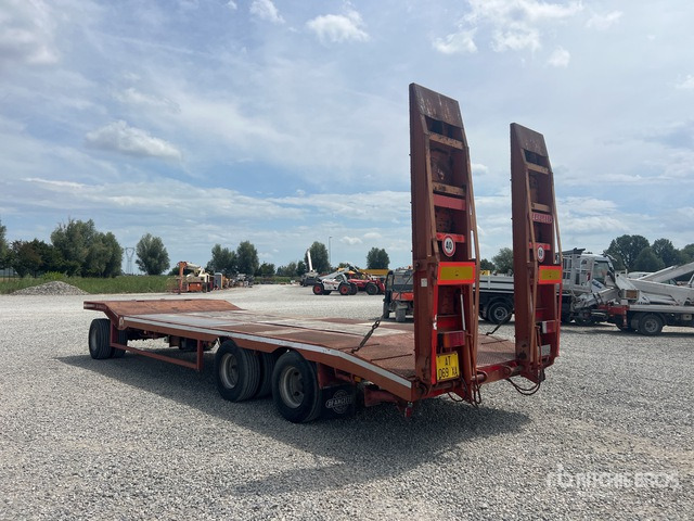 2002 DE Angelis 3R3201 8.45 m Tri/A Flatbed Trailer - Tieflader Anhänger: das Bild 3 2002 DE Angelis 3R3201 8.45 m Tri/A Flatbed Trailer - Tieflader Anhänger: das Bild 3