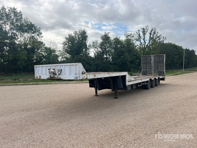 1977 Titan T32S3 Tri/A Semi-Remorque Porte-Engin ... Lowboy Trailer - Tieflader Auflieger: das Bild 1 1977 Titan T32S3 Tri/A Semi-Remorque Porte-Engin ... Lowboy Trailer - Tieflader Auflieger: das Bild 1