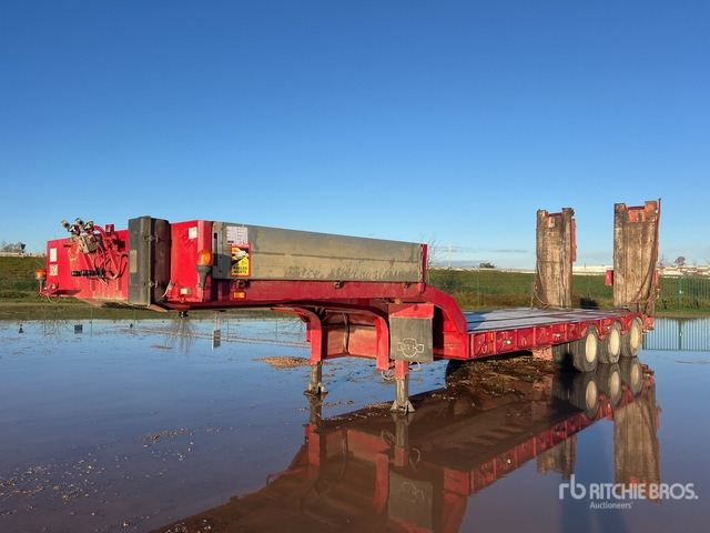 2002 Robuste Kaiser S5703P Tri/A Semi-Remorque Porte-Engin ... Lowboy Trailer - Tieflader Auflieger: das Bild 2 2002 Robuste Kaiser S5703P Tri/A Semi-Remorque Porte-Engin ... Lowboy Trailer - Tieflader Auflieger: das Bild 2