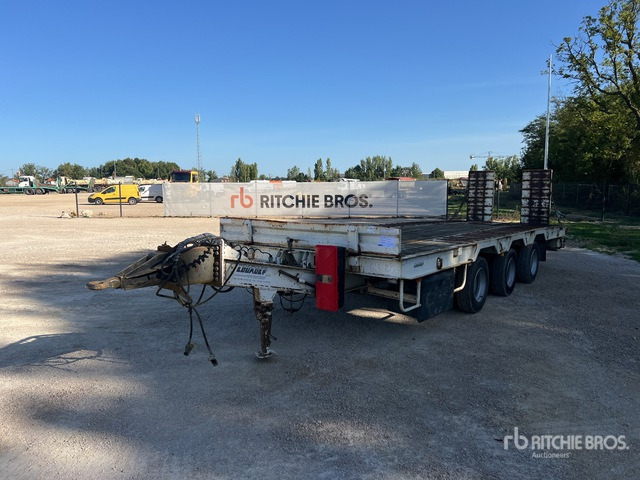2008 Louault Tri/A Remorque Porte-Engins 3 E ... Lowboy Trailer - Autotransporter Anhänger: das Bild 1 2008 Louault Tri/A Remorque Porte-Engins 3 E ... Lowboy Trailer - Autotransporter Anhänger: das Bild 1