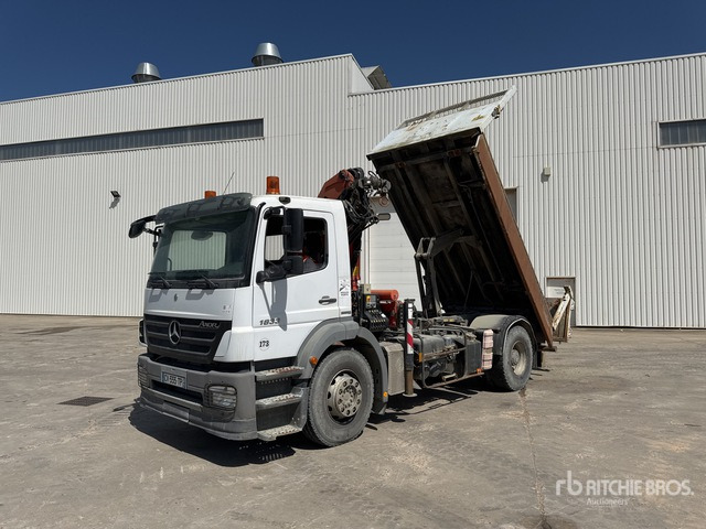 2008 Mercedes Axor 1833 2008 Palfinger PK15500 6100 kg ... Dump Truck with Crane - Schlegelmäher/ Mulcher: das Bild 3 2008 Mercedes Axor 1833 2008 Palfinger PK15500 6100 kg ... Dump Truck with Crane - Schlegelmäher/ Mulcher: das Bild 3
