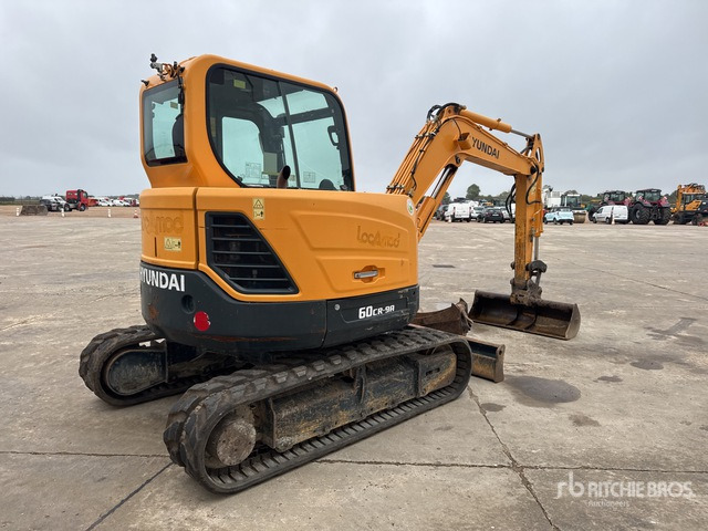 2017 Hyundai R60CR-9A Mini-Pelle Mini Excavator: <6.6t - Minibagger: das Bild 4 2017 Hyundai R60CR-9A Mini-Pelle Mini Excavator: <6.6t - Minibagger: das Bild 4