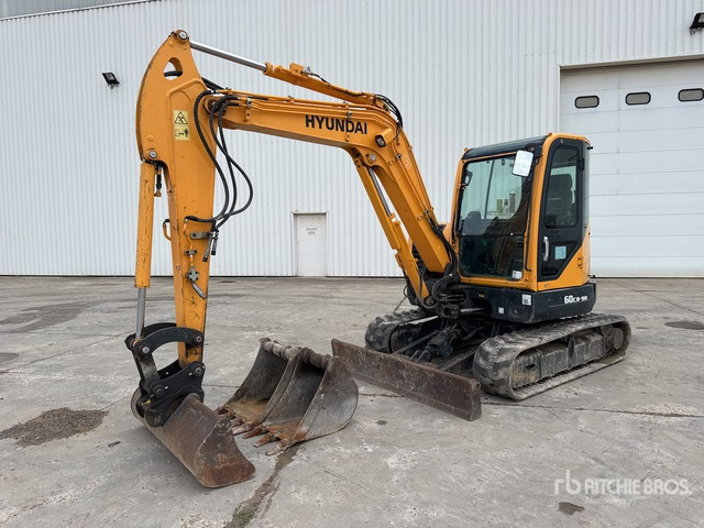 2017 Hyundai R60CR-9A Mini-Pelle Mini Excavator: <6.6t - Minibagger: das Bild 1 2017 Hyundai R60CR-9A Mini-Pelle Mini Excavator: <6.6t - Minibagger: das Bild 1