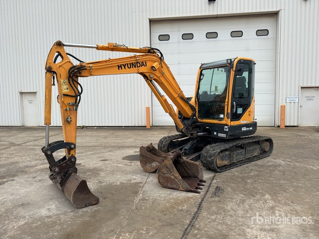 2017 Hyundai R60CR-9A Mini-Pelle Mini Excavator: <6.6t - Minibagger: das Bild 1 2017 Hyundai R60CR-9A Mini-Pelle Mini Excavator: <6.6t - Minibagger: das Bild 1