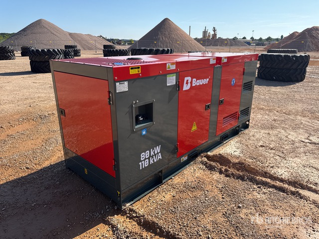 2025 Bauer GFS80KW 100 kVA Skid-Mounted Groupe Ele ... Generator Set - Stromgenerator: das Bild 4 2025 Bauer GFS80KW 100 kVA Skid-Mounted Groupe Ele ... Generator Set - Stromgenerator: das Bild 4
