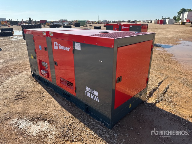 2025 Bauer GFS80KW 100 kVA Skid-Mounted Groupe Ele ... Generator Set - Stromgenerator: das Bild 3 2025 Bauer GFS80KW 100 kVA Skid-Mounted Groupe Ele ... Generator Set - Stromgenerator: das Bild 3
