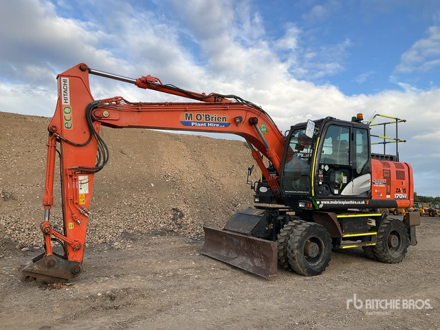 2017 Hitachi ZX170W-6 Highway Wheeled Excavator - Mobilbagger: das Bild 2 2017 Hitachi ZX170W-6 Highway Wheeled Excavator - Mobilbagger: das Bild 2