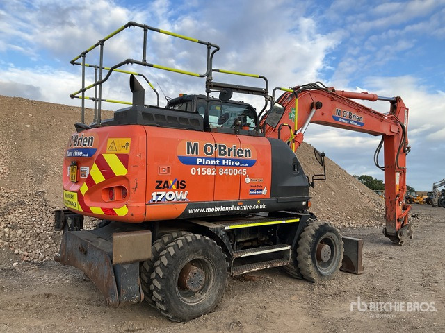 2017 Hitachi ZX170W-6 Highway Wheeled Excavator - Mobilbagger: das Bild 3 2017 Hitachi ZX170W-6 Highway Wheeled Excavator - Mobilbagger: das Bild 3