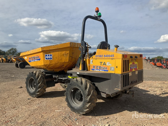 2018 Mecalac TA6S 6 ton 4x4 Swivel Dumper - Muldenkipper/ Dumper: das Bild 4 2018 Mecalac TA6S 6 ton 4x4 Swivel Dumper - Muldenkipper/ Dumper: das Bild 4