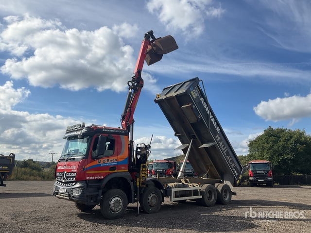 2018 Mercedes-Benz Arocs 8x4 Dump Truck with Crane - Kipper: das Bild 2 2018 Mercedes-Benz Arocs 8x4 Dump Truck with Crane - Kipper: das Bild 2