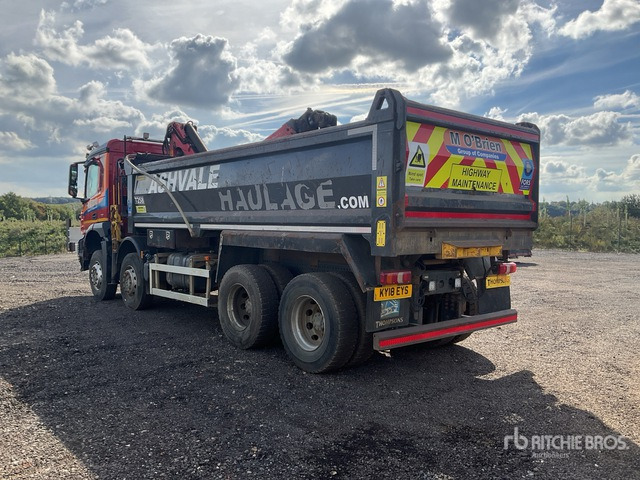 2018 Mercedes-Benz Arocs 8x4 Dump Truck with Crane - Kipper: das Bild 4 2018 Mercedes-Benz Arocs 8x4 Dump Truck with Crane - Kipper: das Bild 4