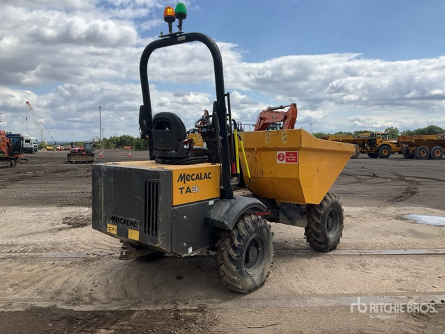 2021 Mecalac TA3H 3 ton 4x4 Dumper - Muldenkipper/ Dumper: das Bild 3 2021 Mecalac TA3H 3 ton 4x4 Dumper - Muldenkipper/ Dumper: das Bild 3