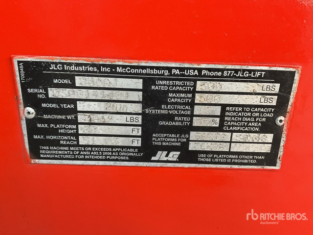 2010 JLG 800AJ 4WD Diesel Articulating Boom Lift - Gelenkarmbühne: das Bild 3 2010 JLG 800AJ 4WD Diesel Articulating Boom Lift - Gelenkarmbühne: das Bild 3