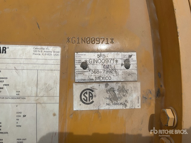2020 Cat C32 1137 kVA Skid-Mounted (Inoperable) Generator Set - Stromgenerator: das Bild 5 2020 Cat C32 1137 kVA Skid-Mounted (Inoperable) Generator Set - Stromgenerator: das Bild 5