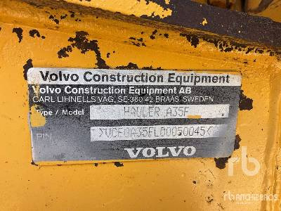 VOLVO A35F - Knickgelenkter Dumper: das Bild 5 VOLVO A35F - Knickgelenkter Dumper: das Bild 5