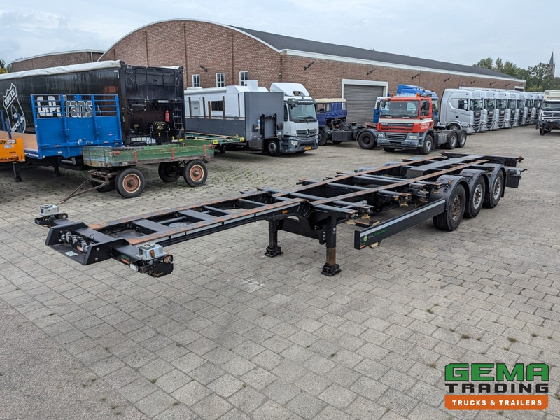 Container/ Wechselfahrgestell Auflieger CIMC CIMC Silvergreen SC03 3-Assen SAF LiftAxle - DiscBrakes - 1x 20FT 2x 20FT 30FT 40FT - 5250KG (O1988): das Bild 1
