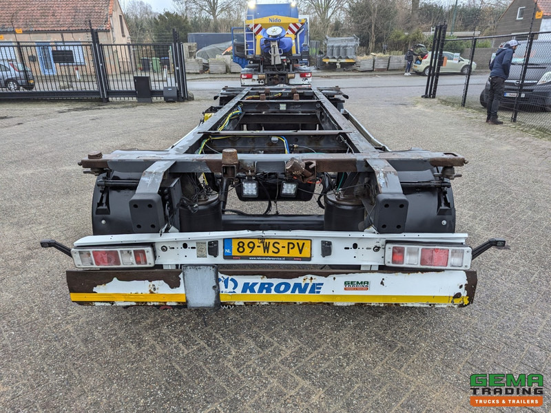 Container/ Wechselfahrgestell Anhänger Krone AZ 2-Assen SAF - BDF Systeem - Schijfremmen - Luchtvering: das Bild 6