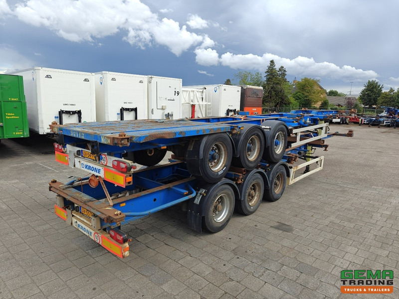 Krone SDC 27 3-assen BPW - DrumBrakes - 4700KG - 2x 20FT 1x 30FT 1x40FT - Pakket van 2 - Container/ Wechselfahrgestell Auflieger: das Bild 1 Krone SDC 27 3-assen BPW - DrumBrakes - 4700KG - 2x 20FT 1x 30FT 1x40FT - Pakket van 2 - Container/ Wechselfahrgestell Auflieger: das Bild 1