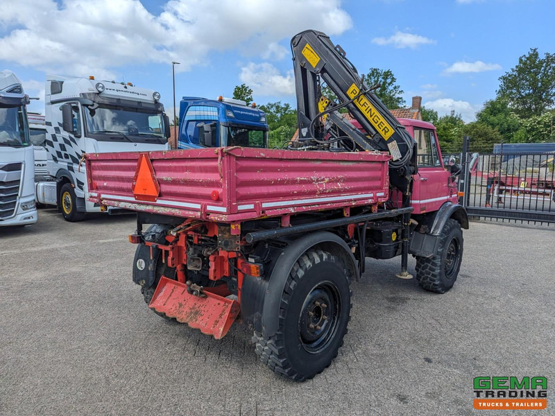 Unimog 416/U1100 4x4 - Hiab PK4600A - Open laadbak - Lier - Vangmuil/trekhaak - Mercedes Benz - Autokran: das Bild 5 Unimog 416/U1100 4x4 - Hiab PK4600A - Open laadbak - Lier - Vangmuil/trekhaak - Mercedes Benz - Autokran: das Bild 5