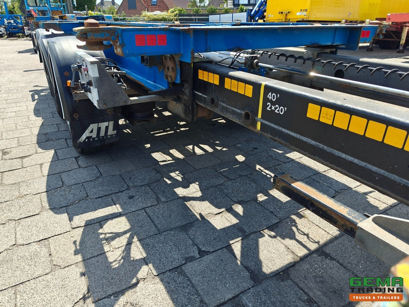 Container/ Wechselfahrgestell Auflieger Van Hool 3B0079 3-Assen SAF - Schijfremmen - Alle aansluitingen / Universeel chassis: das Bild 12