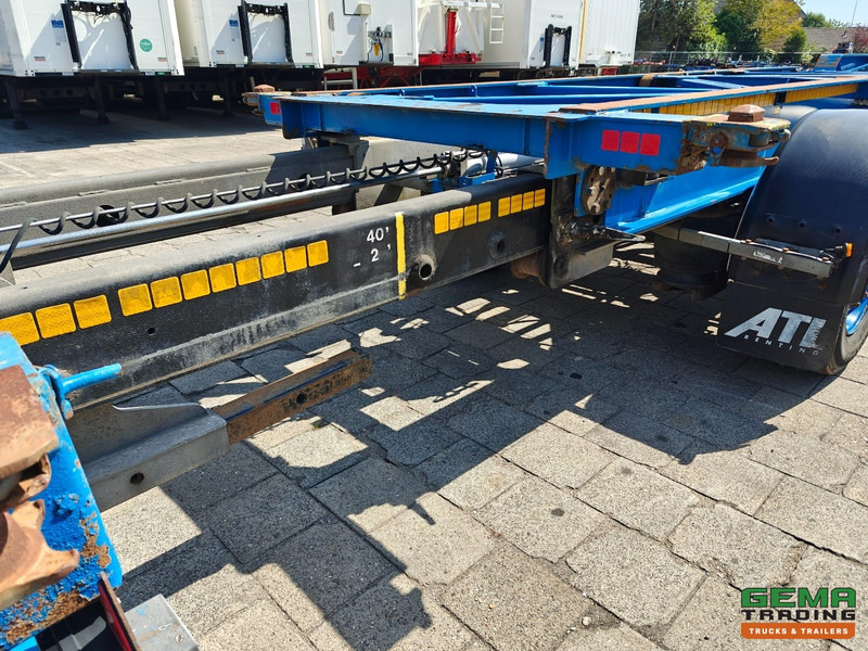 Container/ Wechselfahrgestell Auflieger Van Hool 3B0079 3-Assen SAF - Schijfremmen - Alle aansluitingen / Universeel chassis: das Bild 13