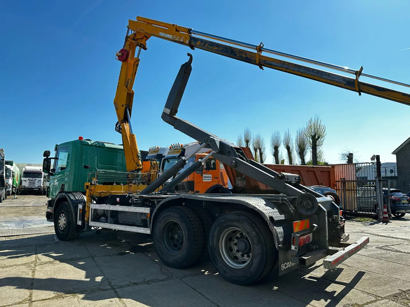 Scania P114-380 6X2 Ampirol + Heila 13000 5T Crane Manual Gear - Containerwagen/ Wechselfahrgestell LKW: das Bild 3 Scania P114-380 6X2 Ampirol + Heila 13000 5T Crane Manual Gear - Containerwagen/ Wechselfahrgestell LKW: das Bild 3