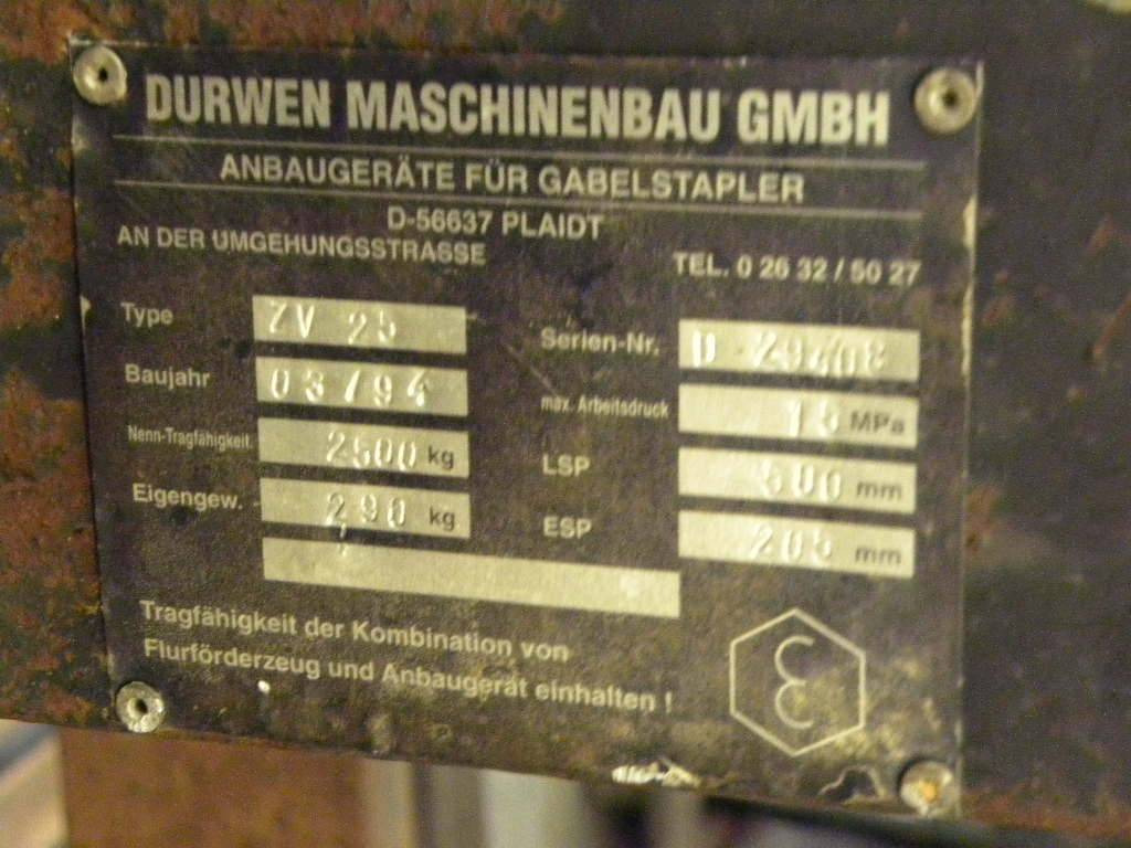 Dürwen Fork positioner - Anbauteil: das Bild 2 Dürwen Fork positioner - Anbauteil: das Bild 2