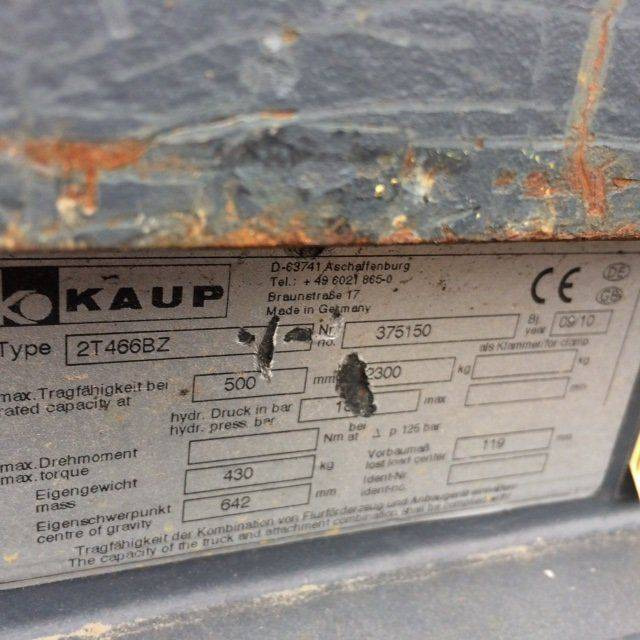 Kaup Fork positioner with separate Sideshift - Anbauteil: das Bild 1 Kaup Fork positioner with separate Sideshift - Anbauteil: das Bild 1