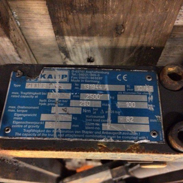 Kaup Fork positioner with separate sideshift - Anbauteil: das Bild 3 Kaup Fork positioner with separate sideshift - Anbauteil: das Bild 3