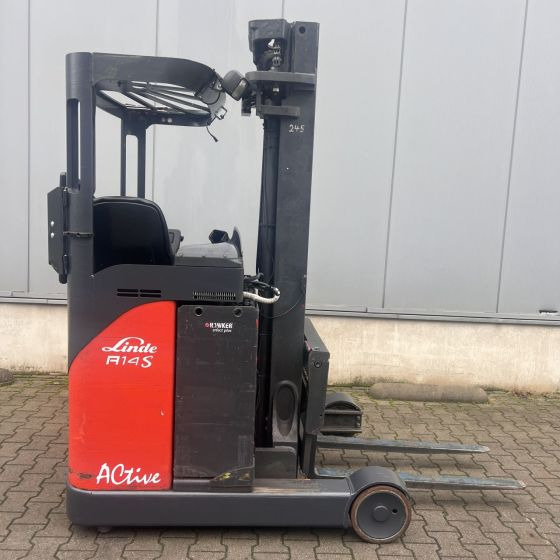 Schubmaststapler Linde R14S-12: das Bild 14