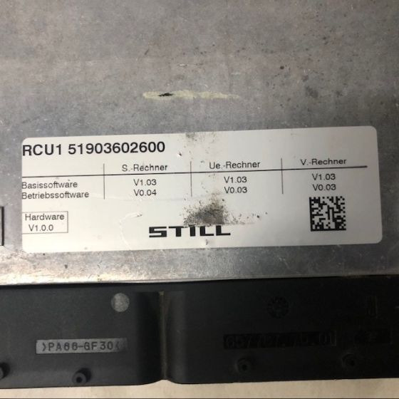 Motor controller RCU1 for Still - Steuergerät für Flurförderzeug: das Bild 2 Motor controller RCU1 for Still - Steuergerät für Flurförderzeug: das Bild 2