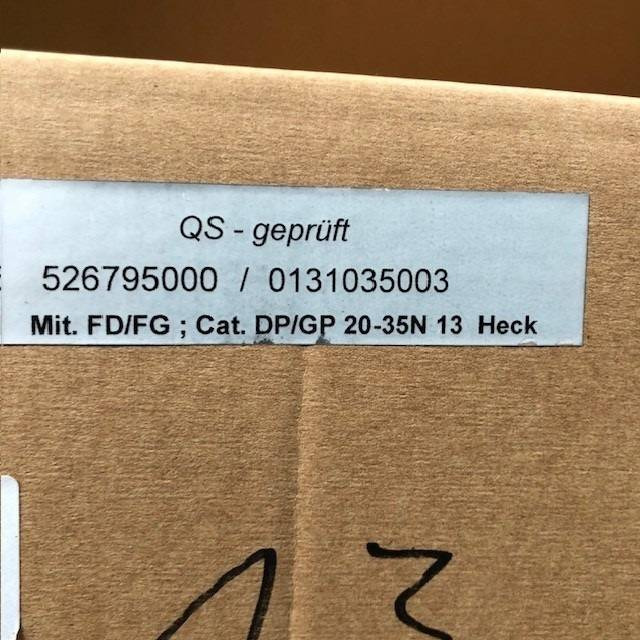 Rear Grendia complete - Fenster und Teile für Flurförderzeug: das Bild 4 Rear Grendia complete - Fenster und Teile für Flurförderzeug: das Bild 4