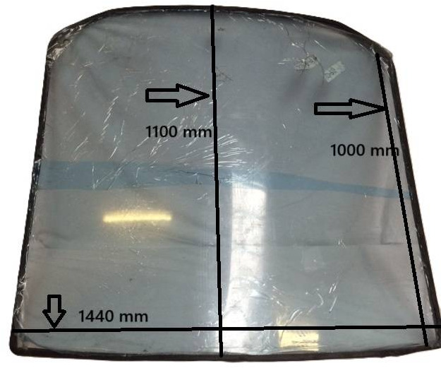 Wind screen PC Version plastic for Linde - Fenster und Teile für Flurförderzeug: das Bild 1 Wind screen PC Version plastic for Linde - Fenster und Teile für Flurförderzeug: das Bild 1