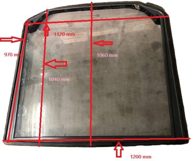 Wind screen PC version plastic for Linde - Fenster und Teile für Flurförderzeug: das Bild 2 Wind screen PC version plastic for Linde - Fenster und Teile für Flurförderzeug: das Bild 2