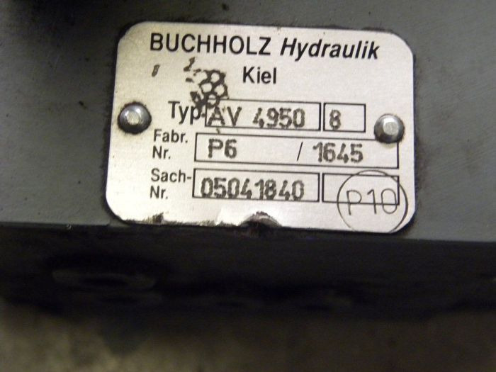 Control valve for Jungheinrich EFG - Vac 20 - Hydraulik ventil für Flurförderzeug: das Bild 1 Control valve for Jungheinrich EFG - Vac 20 - Hydraulik ventil für Flurförderzeug: das Bild 1