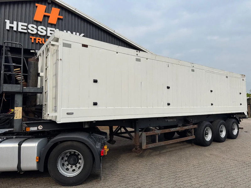 Schmitz Cargobull 55m3 alu kipper, klep/deuren, liftas, BPW, APK 04/2026! - Kipper Auflieger: das Bild 1 Schmitz Cargobull 55m3 alu kipper, klep/deuren, liftas, BPW, APK 04/2026! - Kipper Auflieger: das Bild 1