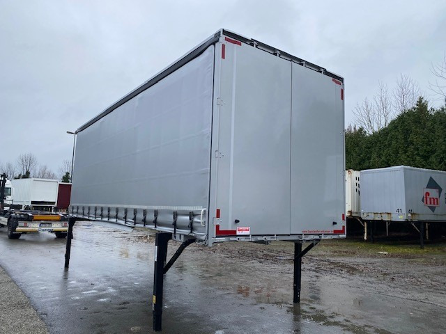 Krone BDF-System 7.450 mm lang, LACK NEU in weißaluminium - Planenaufbau: das Bild 2 Krone BDF-System 7.450 mm lang, LACK NEU in weißaluminium - Planenaufbau: das Bild 2
