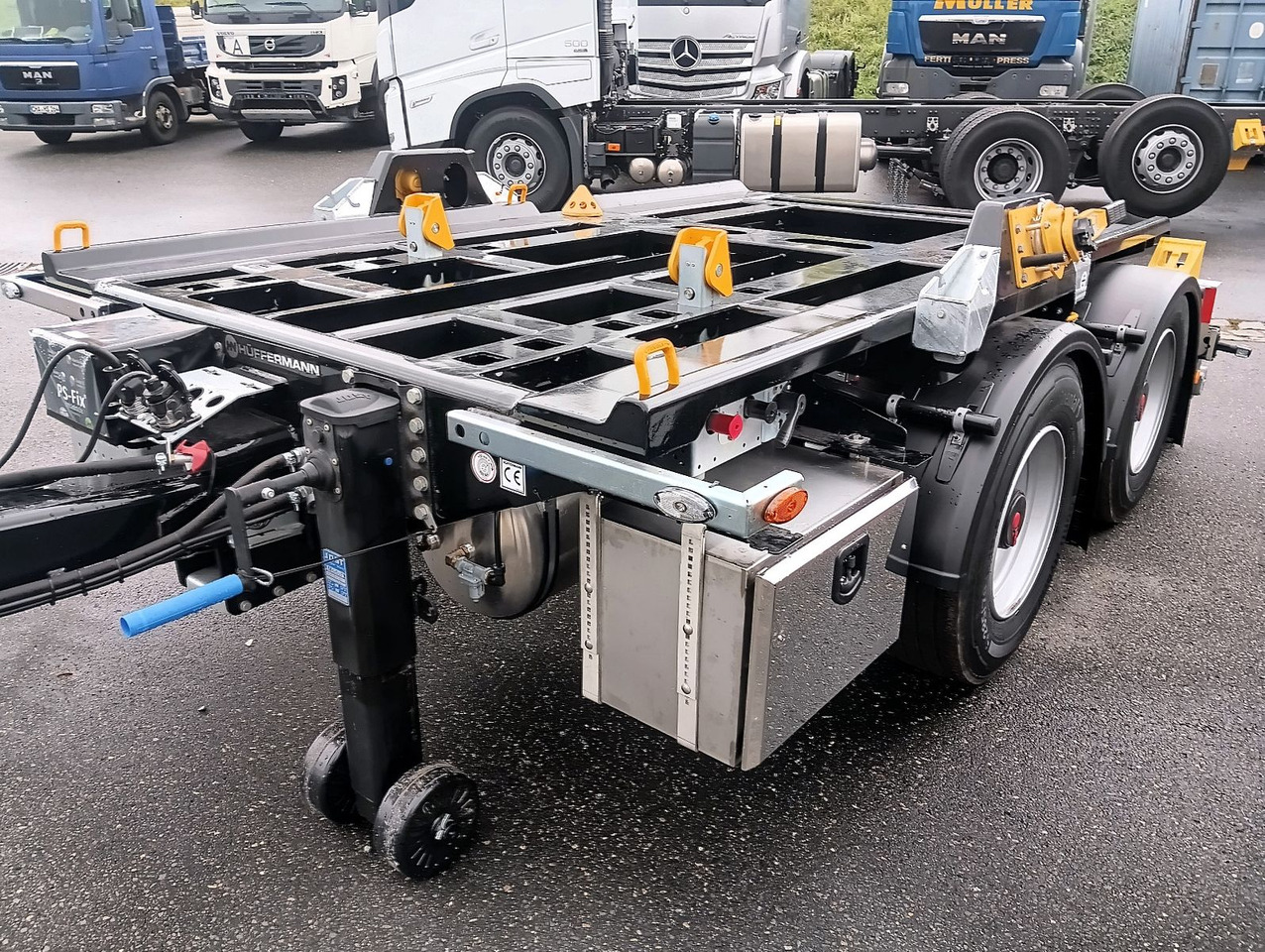 Hüffermann 2-A-MINI-CARRIER SAFETYFIX VERZINKT FULLOPTION - Abrollanhänger/ Absetzanhänger: das Bild 3 Hüffermann 2-A-MINI-CARRIER SAFETYFIX VERZINKT FULLOPTION - Abrollanhänger/ Absetzanhänger: das Bild 3