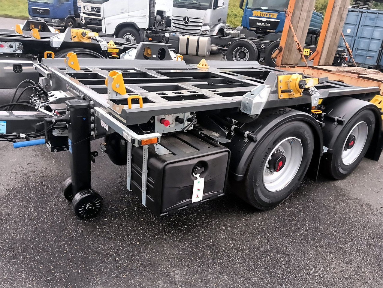 Hüffermann 2-A-MINI-CARRIER SAFETYFIX VERZINKT NEU TOP-PREI - Abrollanhänger/ Absetzanhänger: das Bild 3 Hüffermann 2-A-MINI-CARRIER SAFETYFIX VERZINKT NEU TOP-PREI - Abrollanhänger/ Absetzanhänger: das Bild 3